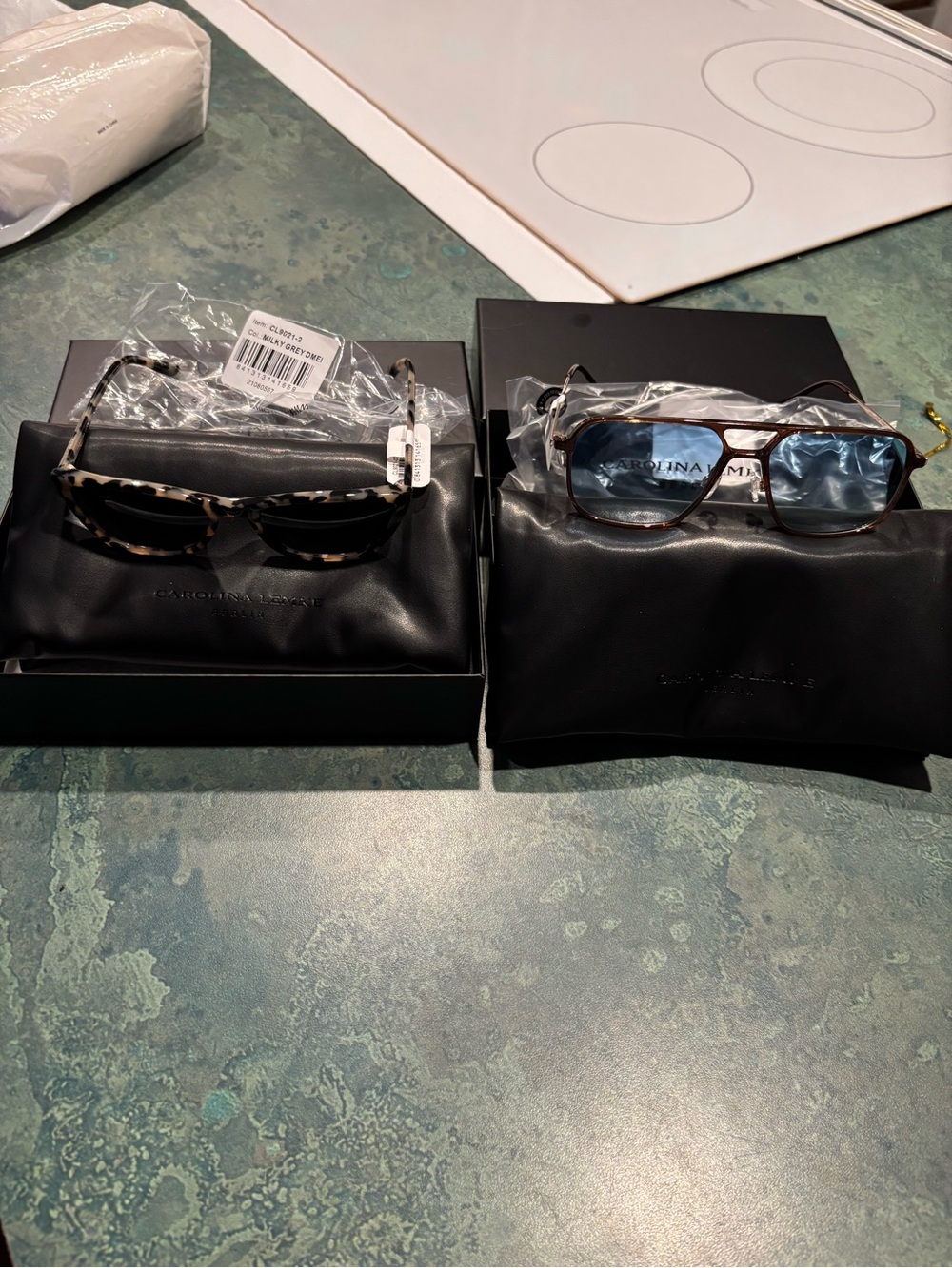 2 BNWT Carolina Lemke sunglasses